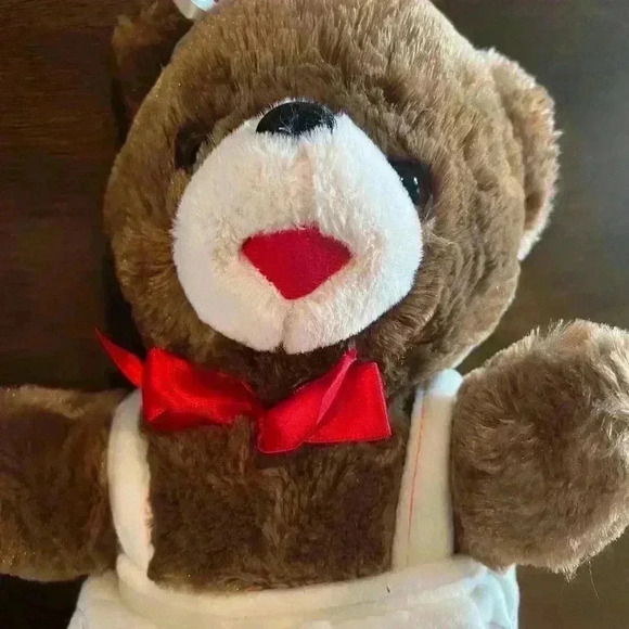 Lot Of 2. 2016 DanDee Christmas Snowflake Teddy Bear Plush Stuffed Animal Toy - Picture 9 of 16